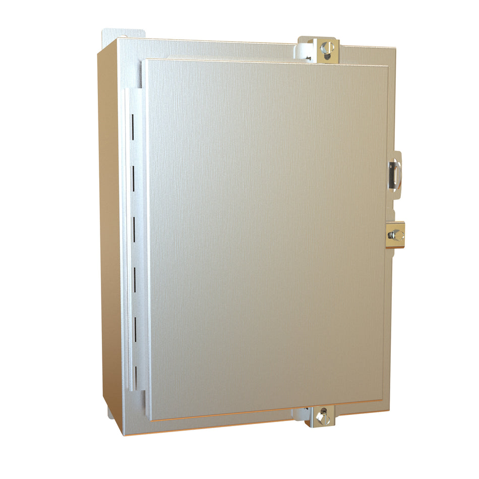 Hammond 1418N4S16B6 N4X Wallmount Encl w/panel, 16 x12 x 6, 316 SS