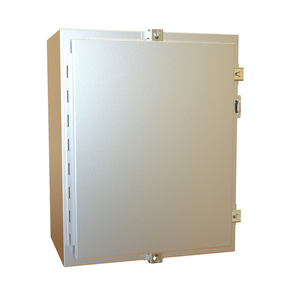 Hammond 1418N4S16C10 N4X Wallmount Encl w/panel, 20 x 16 x 10, 316 SS