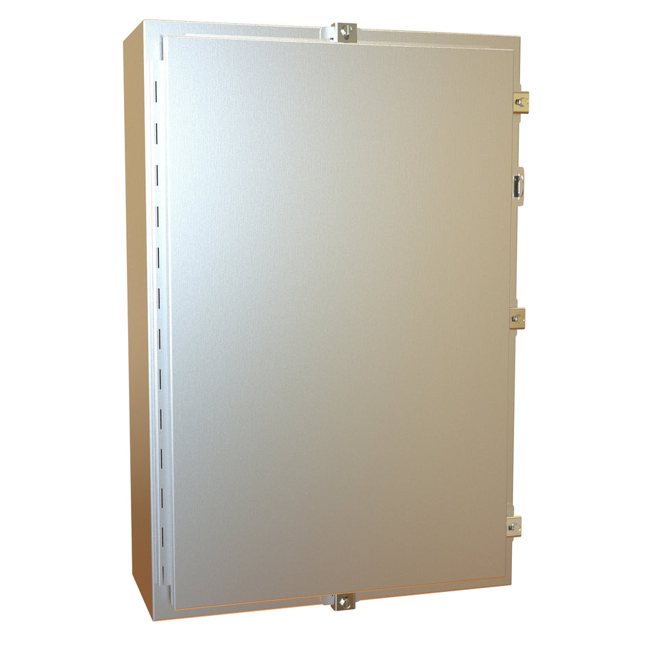 Hammond 1418N4S16F8 N4X Wallmount Encl w/panel, 30 x 20 x 8, 316 SS