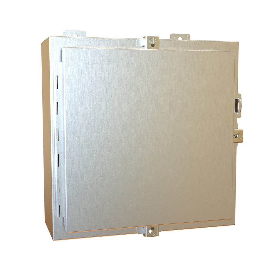 Hammond 1418N4S16G6 N4X Wallmount Encl w/panel, 16 x 16 x 6, 316 SS