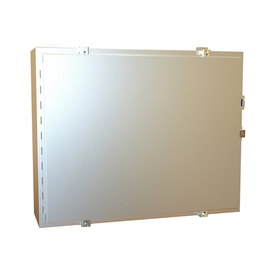 Hammond 1418N4S16KR8 N4X Wallmount Encl w/panel, 24 x 30 x 8, 316 SS