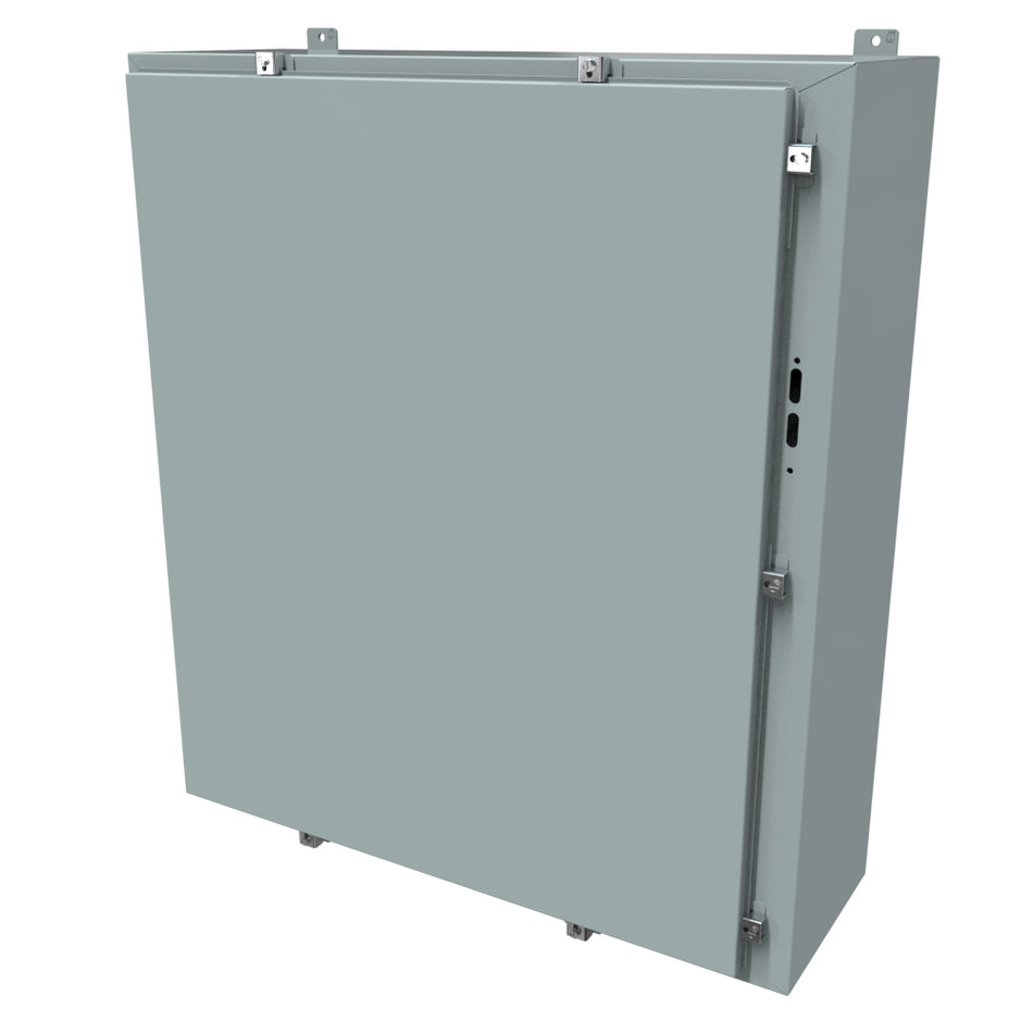 Hammond 1447SN4J12 N4 Disconnect Encl w/panel, 42 x 37.38 x 12, Steel/Gray