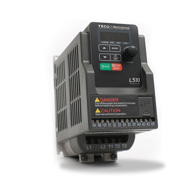 Teco Westinghouse L510-202-H3-U 2 HP L510 Variable Frequency Drive VFD