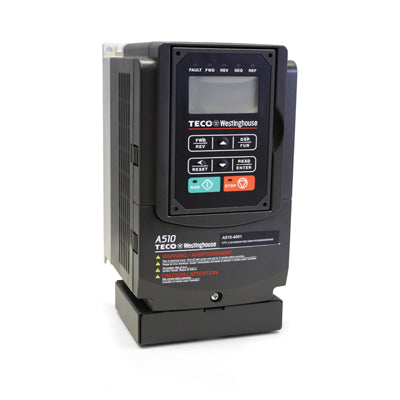 Teco Westinghouse A510-2003-C-UE 3 HP A510 Variable Frequency Drive VFD
